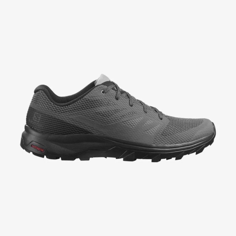 Tenis Senderismo Salomon Outline Hombre Negros | MX GFPK821